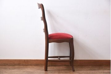 中古　Henri Julien(アンリ・ジュリアン)　フレームの形が独創的なダイニングチェア(椅子)