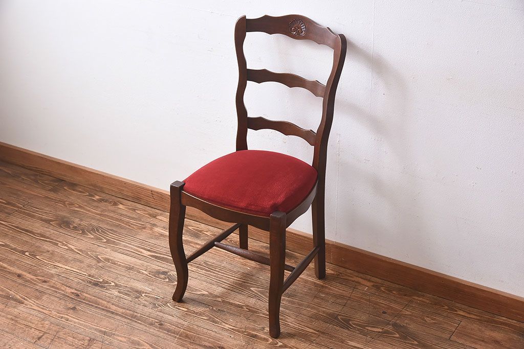 中古　Henri Julien(アンリ・ジュリアン)　フレームの形が独創的なダイニングチェア(椅子)