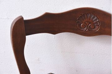 中古　Henri Julien(アンリ・ジュリアン)　フレームの形が独創的なダイニングチェア(椅子)