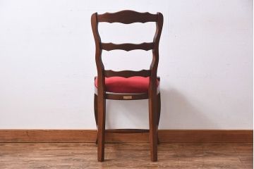 中古　Henri Julien(アンリ・ジュリアン)　フレームの形が独創的なダイニングチェア(椅子)