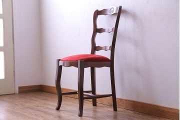 中古　Henri Julien(アンリ・ジュリアン)　フレームの形が独創的なダイニングチェア(椅子)(1)