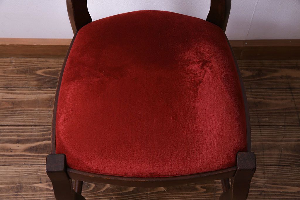 中古　Henri Julien(アンリ・ジュリアン)　フレームの形が独創的なダイニングチェア(椅子)(1)