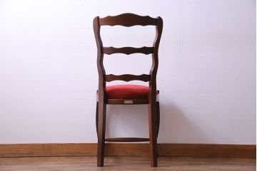 中古　Henri Julien(アンリ・ジュリアン)　フレームの形が独創的なダイニングチェア(椅子)(1)