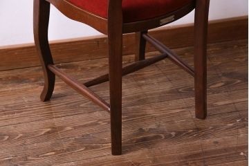 中古　Henri Julien(アンリ・ジュリアン)　フレームの形が独創的なダイニングチェア(椅子)(1)