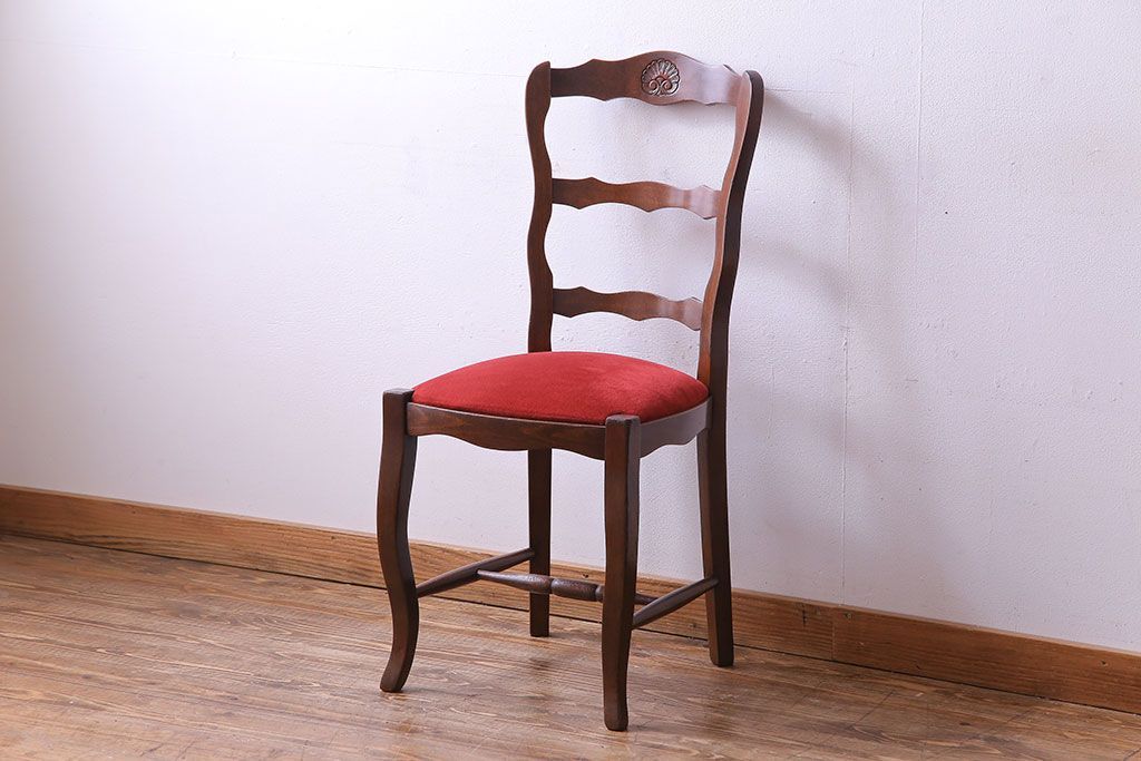 中古　Henri Julien(アンリ・ジュリアン)　フレームの形が独創的なダイニングチェア(椅子)(2)