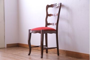 中古　Henri Julien(アンリ・ジュリアン)　フレームの形が独創的なダイニングチェア(椅子)(2)