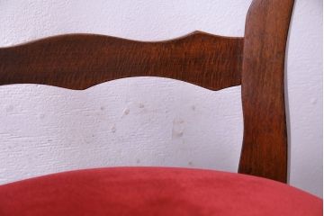 中古　Henri Julien(アンリ・ジュリアン)　フレームの形が独創的なダイニングチェア(椅子)(2)