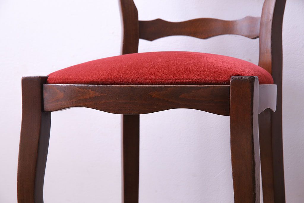 中古　Henri Julien(アンリ・ジュリアン)　フレームの形が独創的なダイニングチェア(椅子)(2)