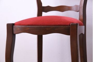 中古　Henri Julien(アンリ・ジュリアン)　フレームの形が独創的なダイニングチェア(椅子)(2)