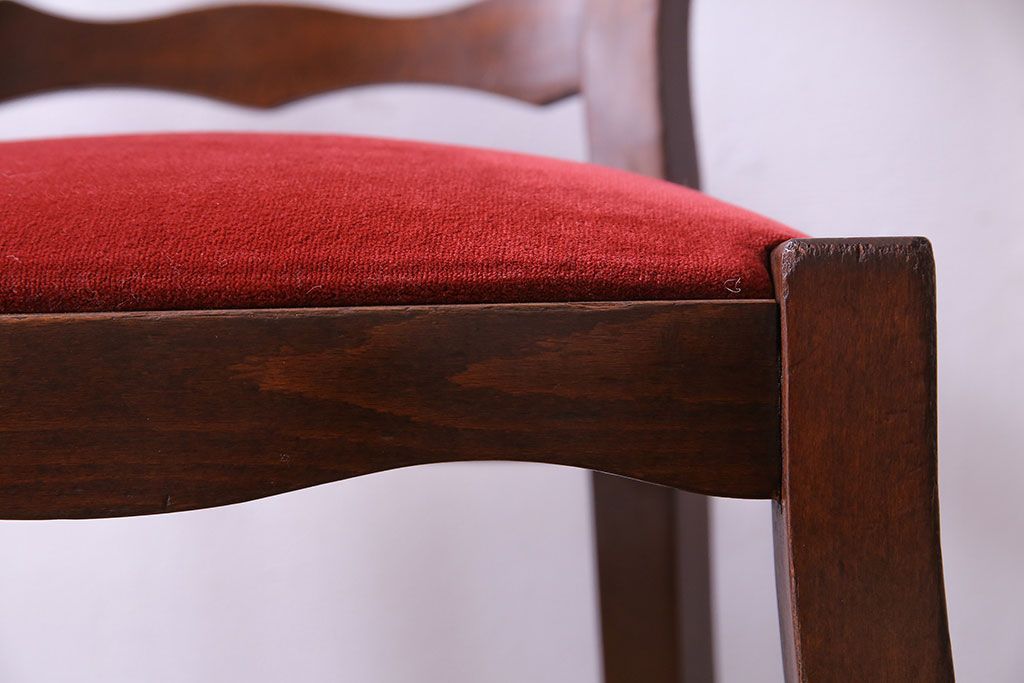 中古　Henri Julien(アンリ・ジュリアン)　フレームの形が独創的なダイニングチェア(椅子)(2)