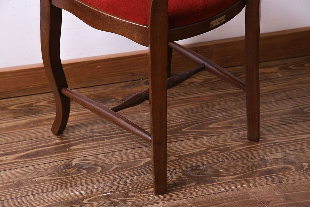 中古　Henri Julien(アンリ・ジュリアン)　フレームの形が独創的なダイニングチェア(椅子)(2)