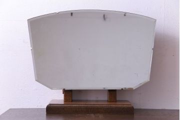 アンティーク雑貨　イギリスビンテージ　アンティークのシンプルなミラー(鏡、卓上ミラー)