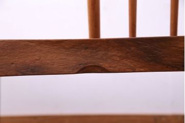 中古　ジョージナカシマ　BENCH　CN108　木そのままの味わいが伝わるコノイドベンチ(ジョージ・ナカシマ、長椅子、板座チェア)