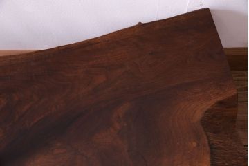 中古　ジョージナカシマ　BENCH　CN108　木そのままの味わいが伝わるコノイドベンチ(ジョージ・ナカシマ、長椅子、板座チェア)