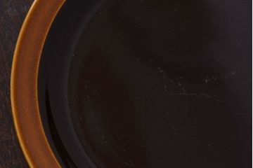 イギリスビンテージ　HORNSEA(ホーンジー)　BRONTE(ブロンテ)シリーズ　カップ&ソーサー&プレート4客セット(洋食器)