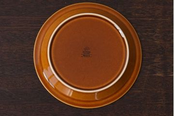 イギリスビンテージ　HORNSEA(ホーンジー)　BRONTE(ブロンテ)シリーズ　カップ&ソーサー&プレート4客セット(洋食器)