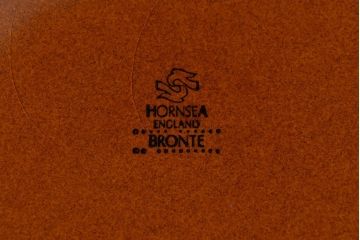 イギリスビンテージ　HORNSEA(ホーンジー)　BRONTE(ブロンテ)シリーズ　カップ&ソーサー&プレート4客セット(洋食器)