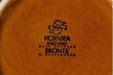イギリスビンテージ　HORNSEA(ホーンジー)　BRONTE(ブロンテ)シリーズ　カップ&ソーサー&プレート3客セット(洋食器)