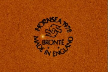 イギリスビンテージ　HORNSEA(ホーンジー)　BRONTE(ブロンテ)シリーズ　カップ&ソーサー&プレート3客セット(洋食器)