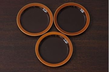 イギリスビンテージ　HORNSEA(ホーンジー)　BRONTE(ブロンテ)シリーズ　カップ&ソーサー&プレート3客セット(洋食器)