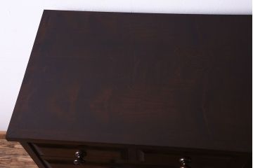 中古　北海道民芸家具　シックなチェスト(定価約24万円)