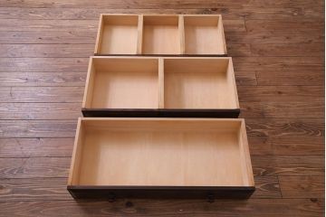 中古　北海道民芸家具　シックなチェスト(定価約24万円)