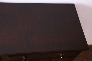 中古　北海道民芸家具　シックなチェスト(定価約24万円)