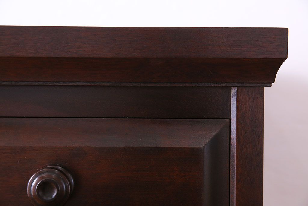 中古　北海道民芸家具　シックなチェスト(定価約24万円)