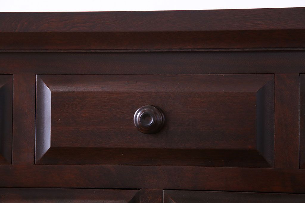 中古　北海道民芸家具　シックなチェスト(定価約24万円)