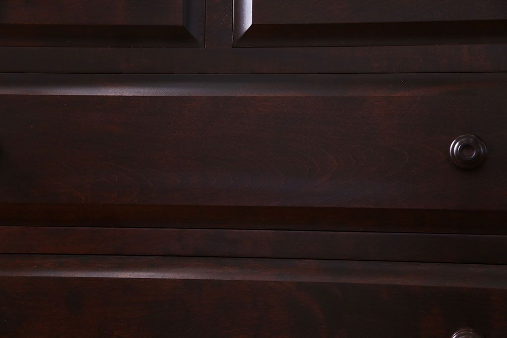 中古　北海道民芸家具　シックなチェスト(定価約24万円)