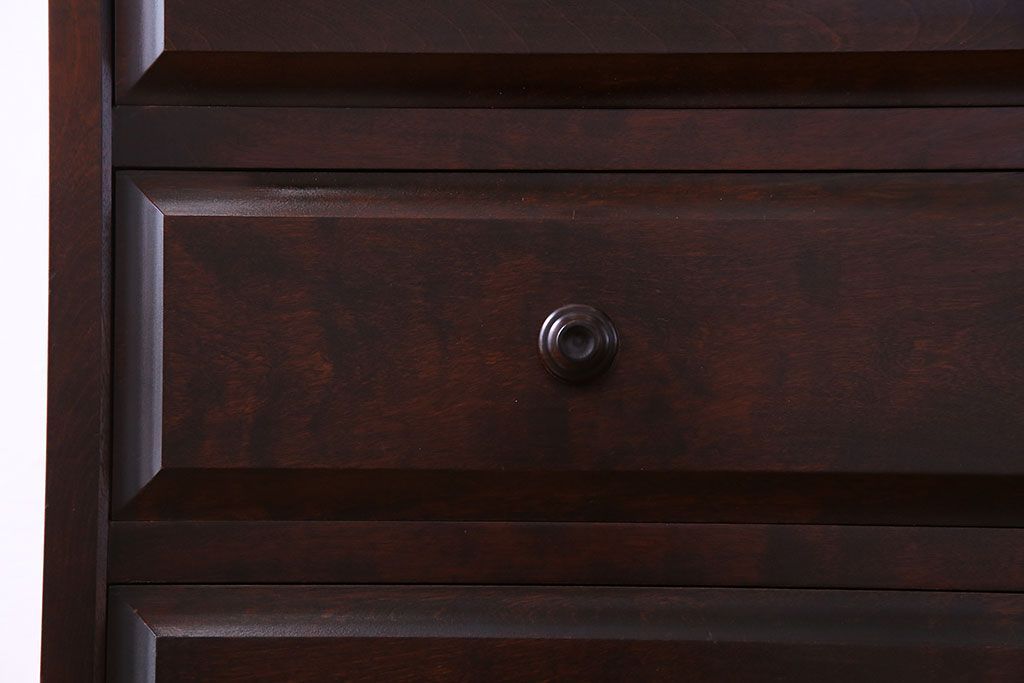 中古　北海道民芸家具　シックなチェスト(定価約24万円)