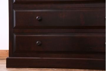 中古　北海道民芸家具　シックなチェスト(定価約24万円)