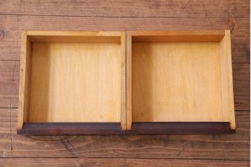 アンティーク雑貨　ビンテージ　松本民芸家具　絶版品!#303型　目を引くシルエットの八角鏡台(ミラー)