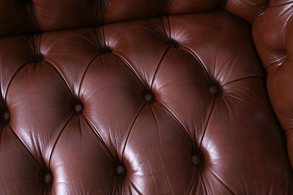 中古 Abdon y Lucas(アブドン・イ・ルーカス) 本革チェスターフィールドソファ