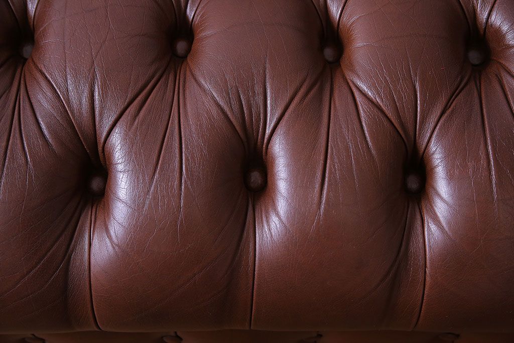 中古 Abdon y Lucas(アブドン・イ・ルーカス) 本革チェスターフィールドソファ