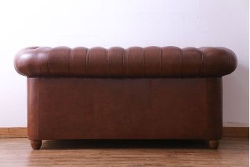 中古 Abdon y Lucas(アブドン・イ・ルーカス) 本革チェスターフィールドソファ