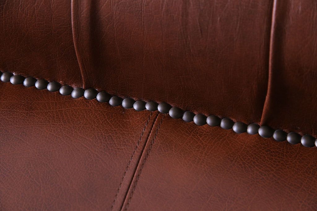 中古 Abdon y Lucas(アブドン・イ・ルーカス) 本革チェスターフィールドソファ