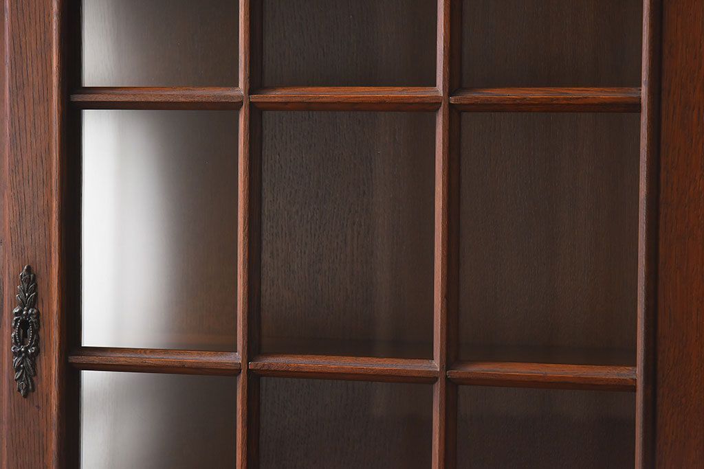 ヴィンテージ家具　フランスビンテージ　オーク材製おしゃれなウォールシェルフ(壁掛け収納、ラック)