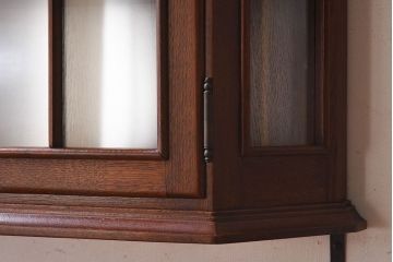 ヴィンテージ家具　フランスビンテージ　オーク材製おしゃれなウォールシェルフ(壁掛け収納、ラック)