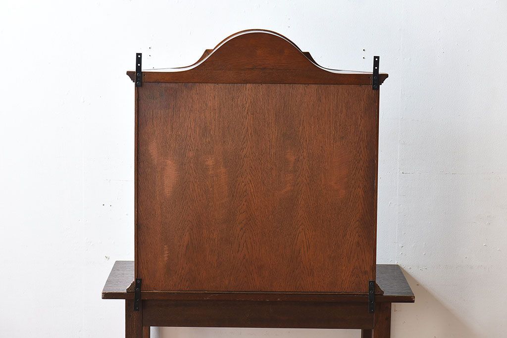 ヴィンテージ家具　フランスビンテージ　オーク材製おしゃれなウォールシェルフ(壁掛け収納、ラック)