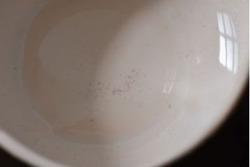 イギリスビンテージ　Honiton Pottery チョコレートブラウンのカップ&ソーサー2客セット(洋食器、陶器)(2)