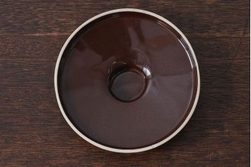 アンティーク雑貨　イギリスビンテージ　HORNSEA(ホーンジー)　BRONTE(ブロンテ)シリーズ　チーズディッシュ(ケース、小物入れ、洋食器)
