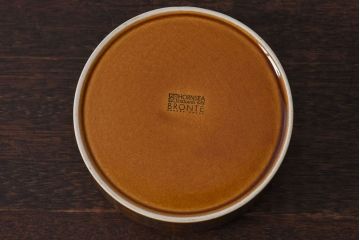 アンティーク雑貨　イギリスビンテージ　HORNSEA(ホーンジー)　BRONTE(ブロンテ)シリーズ　チーズディッシュ(ケース、小物入れ、洋食器)