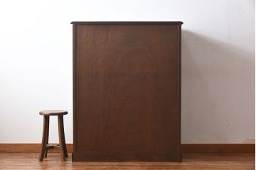 ビンテージ　神戸洋家具老舗たかねや製　オーク材使用の上品なチェスト(引き出し)(2)(永田良介)