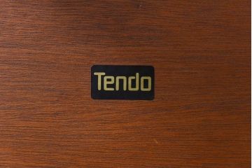 アンティーク雑貨　H様ご成約分 ビンテージ　天童木工　シンプルなラウンド型サイドテーブル(コーヒーテーブル、花台)(1)