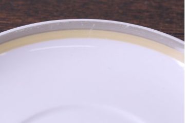 イギリスビンテージ　Susie Cooper(スージークーパー)　VENETIA(ヴェネチア)シリーズ　カップ&ソーサー&プレート2客セット(洋食器)(2)