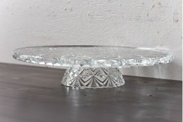 アンティーク雑貨　イギリス　繊細な切り込みが美しいケーキスタンド