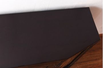 中古美品　欅産業　特注品!ハイセンスな木地呂漆塗りサイドボード(仙台箪笥、収納棚)(定価約70万円)