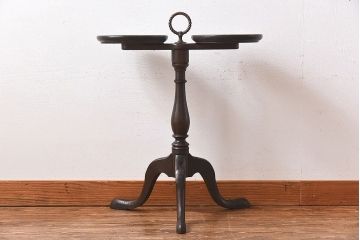 アンティーク雑貨　アンティーク　Brandt Furniture of Character　クラシカルな木製プラントスタンド(花台)