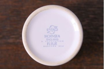 アンティーク雑貨　イギリスビンテージ　Hornsea(ホーンジー)　FLEUR(フルール)　ソルト&ペッパーシェーカーセット(調味料入れ)